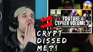 Rapper Reacts to Crypt YOUTUBE CYPHER VOL. 3!! | THE FULL BAR BREAKDOWN Pt. 2 (WHAT'S DISS HERE??)