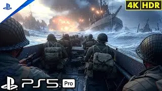 (PS5) День Д | Самый длинный день в истории | Ультрареалистичный игровой процесс [4K60FPSHDR] Cal...