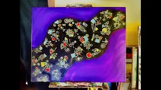 today in studio working on oil painting, electric eel. @adam sturch