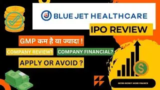 Analyzing the Blue Jet Healthcare IPO: Is it a Good Investment? | IPO REVIEW MORE MONEY MORE FINANCE