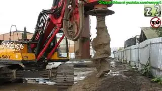 Sany SR150C Closer Look Drilling Process