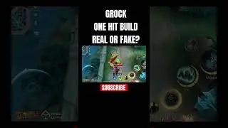 MLBB REVAMPED GROCK ONE-HIT BUILD?! | Real or Fake!? #mlbb #shorts #mobilelegends