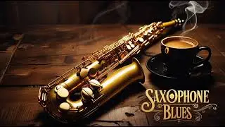 Saxophone Blues Guitar Solo 1940s Style | Deep Emotional Vintage Blues
