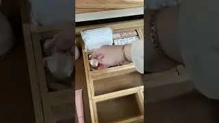 Organize bathroom drawer with me #restock #shorts #trendingshorts #organizewithme #asmr #gorltalk