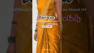 🥻 This Banarasi saree doesn&rsquo;t look ₹498 at all 😳 #trending #viral #shorts