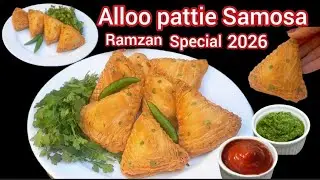 Alloo pattie samosa |Bakery Style puff Samosa recipe |without oven pattie samosa Recipe