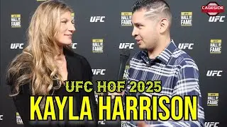 Kayla Harrison on Using Championship Platform, Plans for Fight with Amanda Nunes | UFC HOF 2025