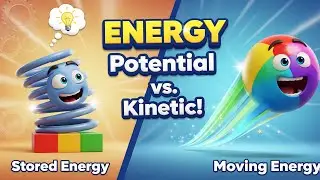 What is Energy? ⚡️ Potential vs. Kinetic Energy Explained for Kids! | Fun Physics Lesson
