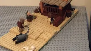 Scavenger outpost on jakku