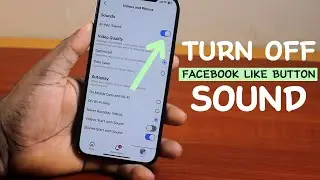 How to Turn Off Facebook Like Button Sound