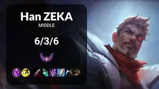 Han Zeka Jayce vs Taliyah MIDDLE - KR  Patch 14.15