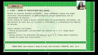 Aula 4 - Treinamento - Como Definir Preço de Venda de Produtos