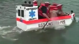 Riverfest Regatta - Картонная лодочная гонка в Кларксвилле, Теннесси