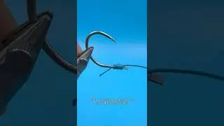 Angler&rsquo;s Favorite No-Eye Hook Knot #fishing #gtknot #carpfishing #angler