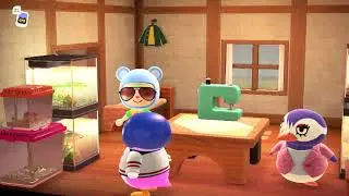 Animal Crossing - Puck visits Flo!