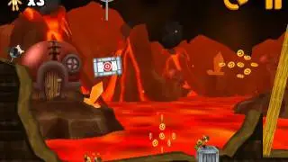 Ragdoll Blaster 3 Magma Basin 4-16 Thor's Wrath 3 Stars Tutorial Walkthrough