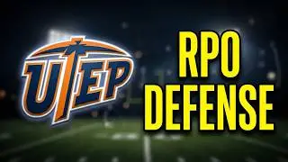 UTEP DC Bradley Dale Peveto - Defending RPOs from 2 High Coverages