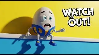 Humpty Dumpty | Nursery Rhyme for Kids 🥚👑 | Tiny Baby Daily