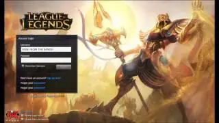 League Of Legends Azir Login Screen + Music