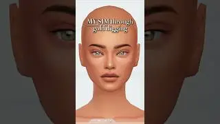 my sim through GOLD DIGGING!😳 #sims4 #thesims4 #sims #shorts
