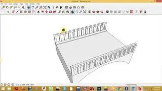 Google sketchup simple bridge tutorial within 10 minutes by CH.SHOIAB AKHTAR   YouTube