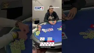 HERO CALL GONE WRONG IN &euro;50,000 POKER TOURNAMENT | #Shorts #EPTPrague