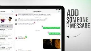 How to Add Someone to a Text Message on iPad (tutorial)