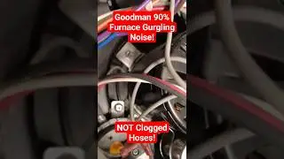 Булькающий шум в печи Goodman 90% с короткими циклами. Видеоролики с обучением работы #hvac