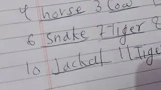 A types of animals in home 🏠 fams  and forest Name Siddhant Nanda Studies 