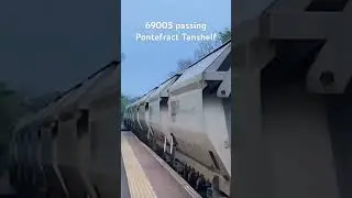 69005 passing Pontefract Tanshelf whilst thrashing #trains #class69