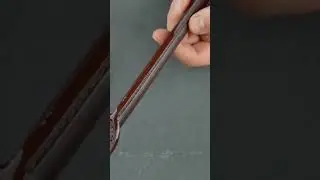 👜Как нанести краску для кромки на скрученную ручку