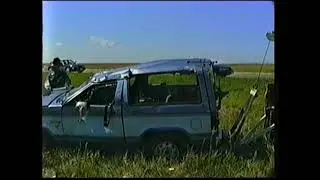 Roll Over Injury Accident on I-70 Ellis County 1994