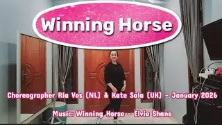 Winning Horse Line Dance Choreographer Ria Vos (NL) & Kate Sala (UK) - January 2026