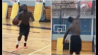 Gucci Mane Dunks Like A NBA Player Proves He Belongs In The League
