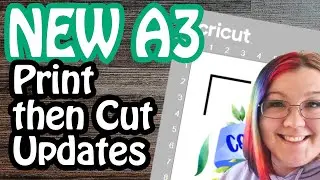 A3 Cricut Печать с последующей резкой | Обновление для крупноформатной печати с последующей резкой