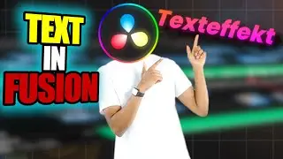 Dieser TEXTEFFEKT macht deine Videos 10x BESSER 🔥 DaVinci Resolve Fusion Tutorial