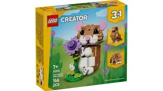 LEGO 31376 Instructions | Creator 3in1 | Cute Hamster with a Flower | All 3 books