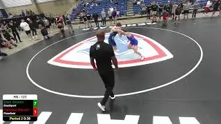 2025 IHPO 123lbs - Dash Deaton (Southport) over Harrison Sarault (Plainfield) (MD 14-4)