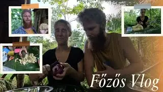 Megpróbáltunk a saját banánunkból empanadát készíteni || Főzős Vlog Amazóniából