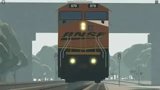 BNSF local Train in Ro-Scale Southline District