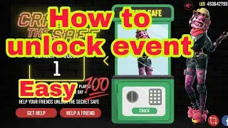 How to complete CRACK THE SAFE BUNDLE event // Tricks and tips