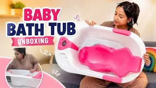 Baby Bath Tub Unboxing 🎁 | Baby Essentials Haul | Bua&rsquo;s Special Gift for Newborn 👶🛁