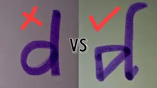 Handwriting only (d)
