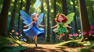 Five Little Fairies Sparkle and Sing | Magical Song for Kids | Nursery Rhymes and Baby Songs