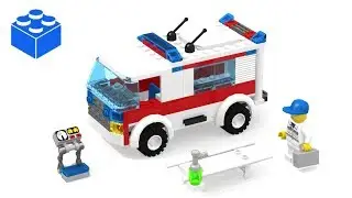 LEGO City 7890 Ambulance. LEGO Speed Build