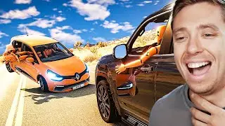 Reacting To CRAZY beamNG Drivers crashing