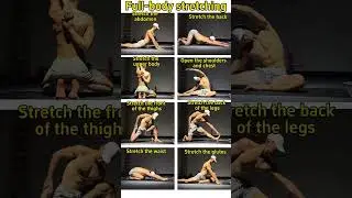 Full Body Stretching Workout 💪 #fatloss #strongabs #absworkout #fatloss #techhouse #housemusic