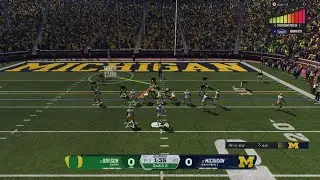EASPORTS College Football26 CFB Road to the Playoff Game 6 Michigan Wolverines vs Oregon Ducks User