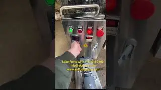Lobe Pump with VFD  #lobepump #pump