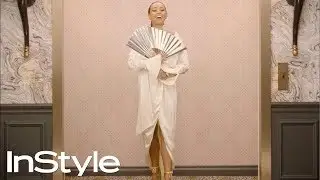 Melanie Liburd | 2019 Golden Globes Elevator | InStyle | #shorts